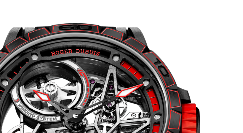 Roger Dubuis Spider with Real Pirelli’s Tire on It