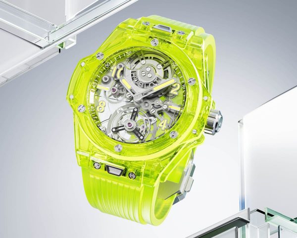 Hublot Big Bang Tourbillon Yellow Neon Saxem Hublot Big Bang Tourbillon Yellow Neon Saxem